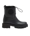 Moncler Kickstream Rain Boots In Black
