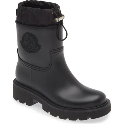 Moncler Stylish High-top Mini Boots With Drawstring Fastening 20 Cm In Animal Print