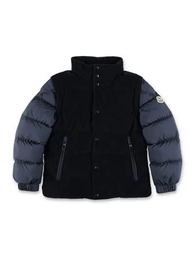 Moncler Kid - Abatan Down Jacket In Black