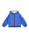Moncler Kid - Anton Hooded Rain Jacket In Bluette