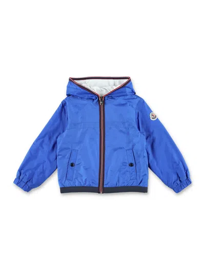 Moncler Kid - Anton Hooded Rain Jacket In Bluette