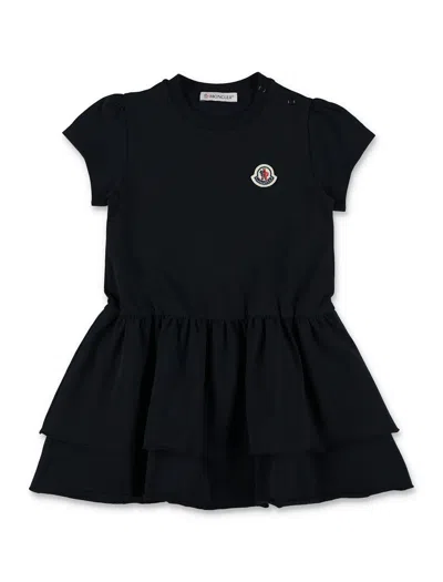 Moncler Babies' Kid - Cotton Dress In Animal Print