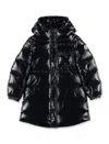 Moncler Kid - Dacca Hooded Down Jacket In Black