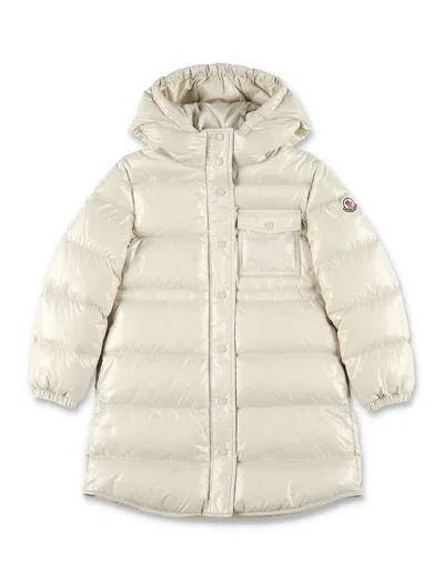 Moncler Kid - Dacca Hooded Down Jacket In Neutral