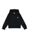 Moncler Logo Hoodie In Black