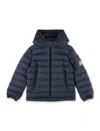Moncler Kid - Galion Hooded Down Jacket In Brown