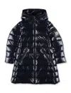 Moncler Kid - Moka Hooded Down Jacket In Blue