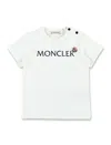 Moncler Kid - Print Logo T-shirt In White