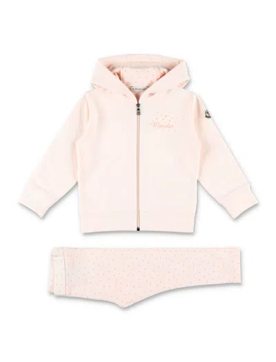 Moncler Kid - Star Print Tracksuit Set In Neutral