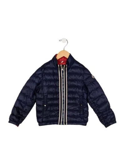 Pre-owned Moncler Babies' Kid Boy's Puffer Jacket In Blue