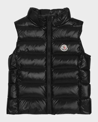 Moncler Girls' Ghany Down Puffer Vest - Big Kid In Black