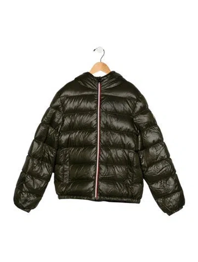 Pre-owned Moncler Babies' Kid Girl's Puffer Jacket In Green