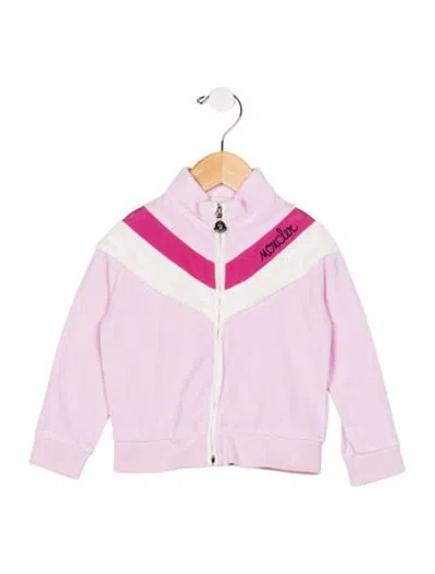 Pre-owned Moncler Babies' Kid Girl's Track Jacket In Pink