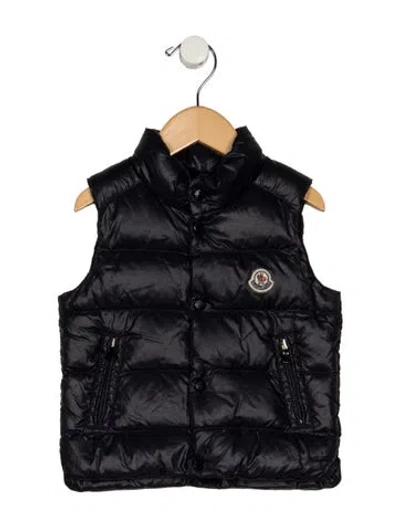 Pre-owned Moncler Babies' Kid's Puffer Vest In Blue