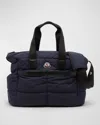 MONCLER KID'S QUILTED DIAPER BAG