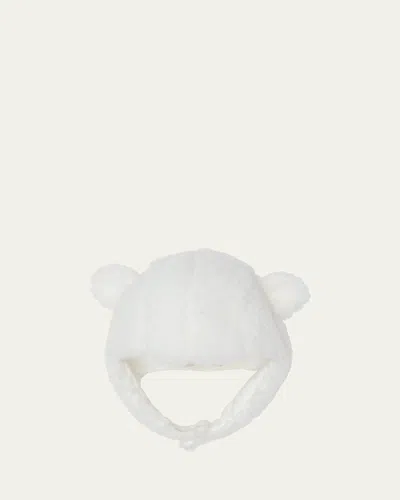 Moncler Kid's Teddy Cap With Earflaps