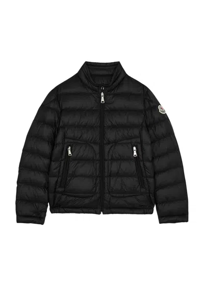 Moncler Kids Acorus Quilted Shell Jacket (8-10 Years) In Black