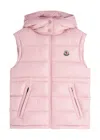 Moncler Kids Ania Quilted Shell Gilet (8-10 Years) In Pink