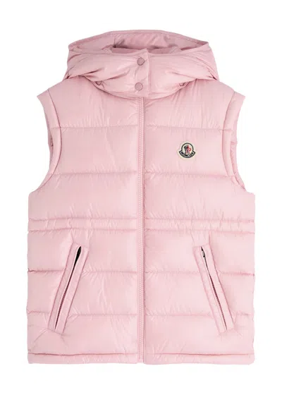 Moncler Kids Ania Quilted Shell Gilet (8-10 Years) In Pink
