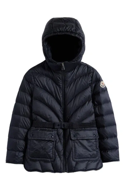 Moncler Kids' Argenno Down Parka In Navy