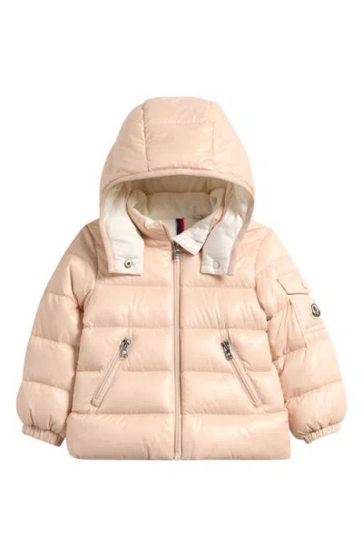 Moncler Kids' Bady Down Puffer Jacket With Removable Hood In Brown