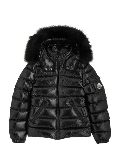 Moncler Kids Badyf Quilted Nylon Jacket (8-10 Years) In Black