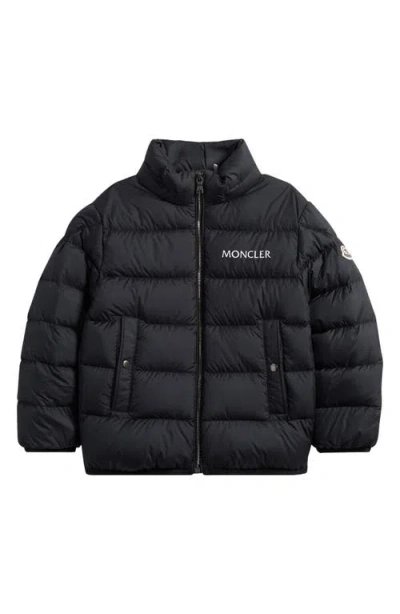Moncler Kids' Bajan Down Puffer Jacket In Black