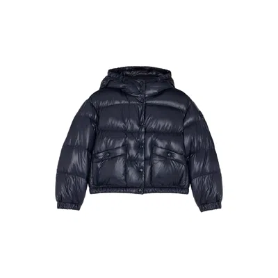 Moncler Kids Bardanette Navy Quilted Shell Jacket (4-6 Years) In Blue