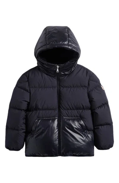 Moncler Kids' Barin Down Puffer Coat In Black