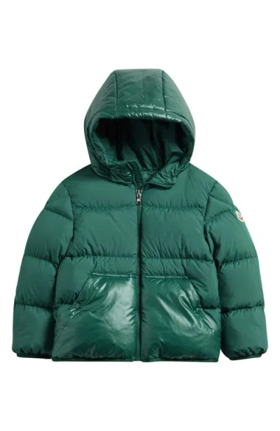 Moncler Kids' Barin Down Puffer Coat In Green
