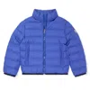 Moncler Kids Baudinet Puffer Down Jacket In Blue