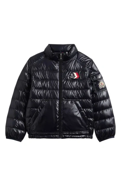 Moncler Kids' Bengi Down Puffer Jacket In Black