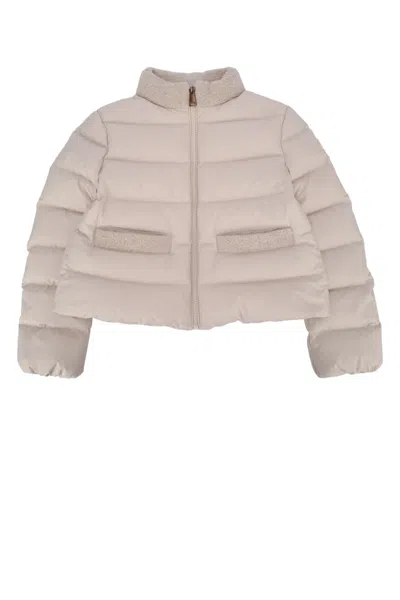 Moncler Kids Blessing Jacket In Neutral