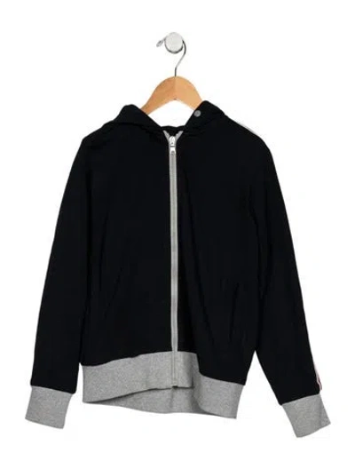 Pre-owned Moncler Kids Boys Striped Jacket In Blue