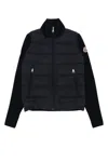 Moncler Kids Cardigan In Black