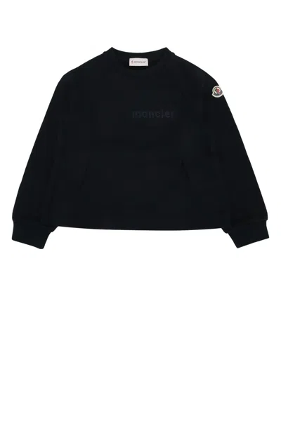 Moncler Kids Cardigan In Black
