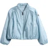 Moncler Kids' Chazeron Bomber Jacket In Royal