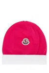 Moncler Kids Cuffie In Pink