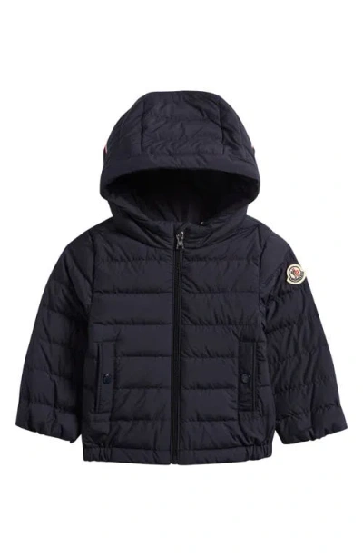 Moncler Kids' Dilar Hooded Down Puffer Jacket In Blue