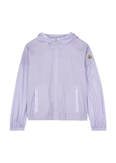 Moncler Kids Edipo Shell Jacket (12-14 Years) In Purple