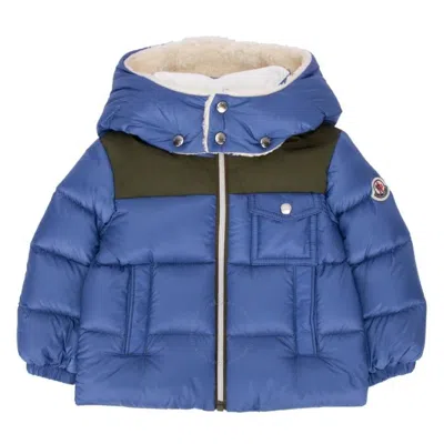 Moncler Kids Eduard Down Puffer Jacket In Blue
