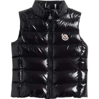 Moncler Kids' Ghany Down Puffer Vest In Black