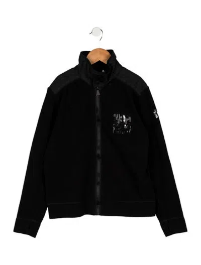 Pre-owned Moncler Kids Girls Casual Jacket In Black