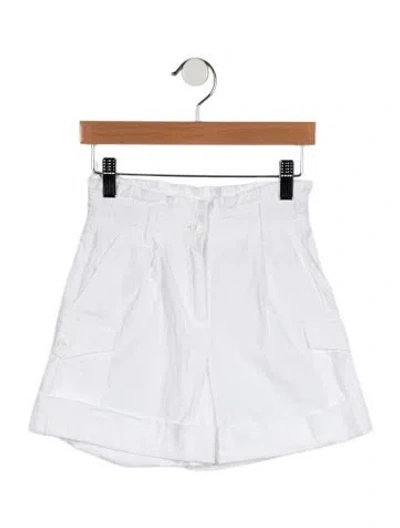 Pre-owned Moncler Babies' Kids Girls Casual Short Pants In White