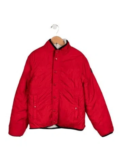 Pre-owned Moncler Kids Girls' Two-way Jacket In Red