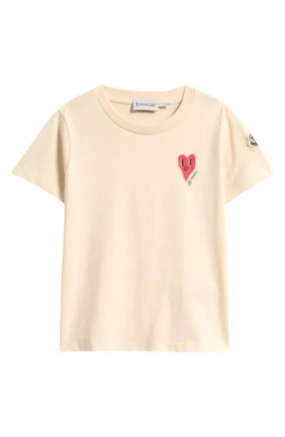 Moncler Kids' Graphic T-shirt In Neutral