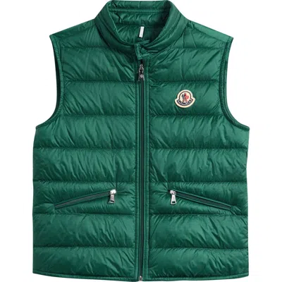 Moncler Gui Packable Down Gilet In Green