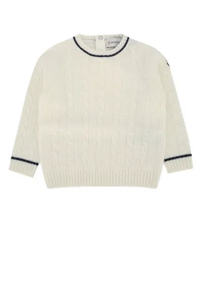 Moncler Kids Hoodie Sweater In Neutral