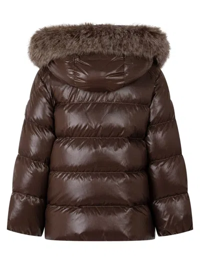 Moncler Kids K2f Kids Down Jacket In Brown