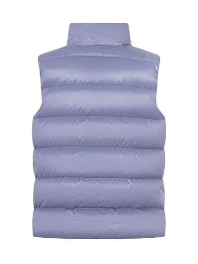 Moncler Kids Kids Bernard Down Puffer Vest For Fall & Winter In Azzurro